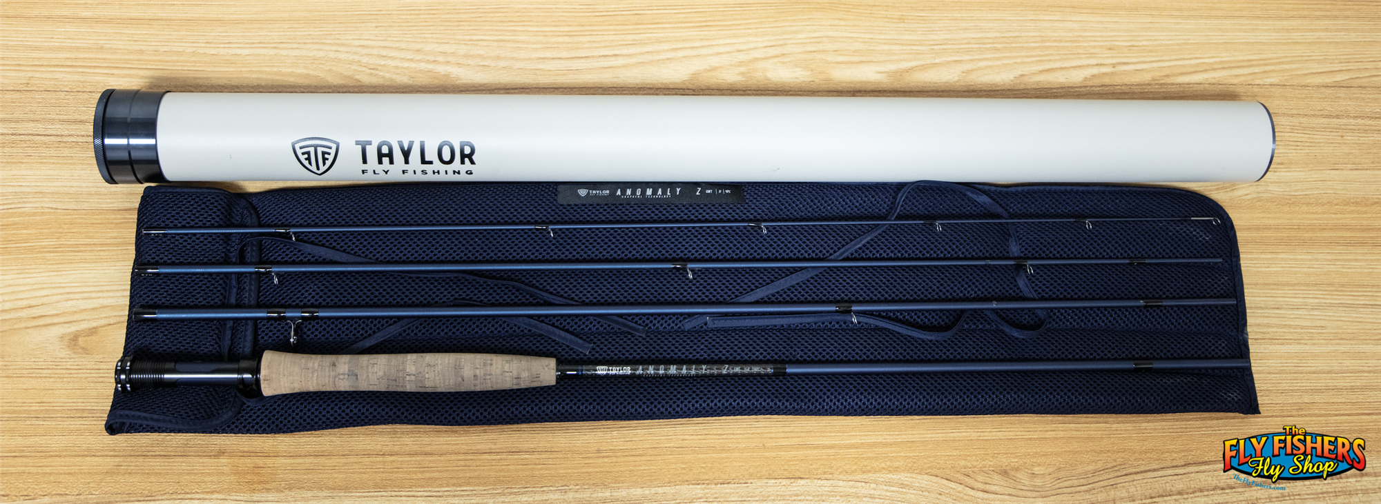 Full view of Used Taylor Anomaly Z 9'0" 6wt 4 Piece Fly Fishing Rod