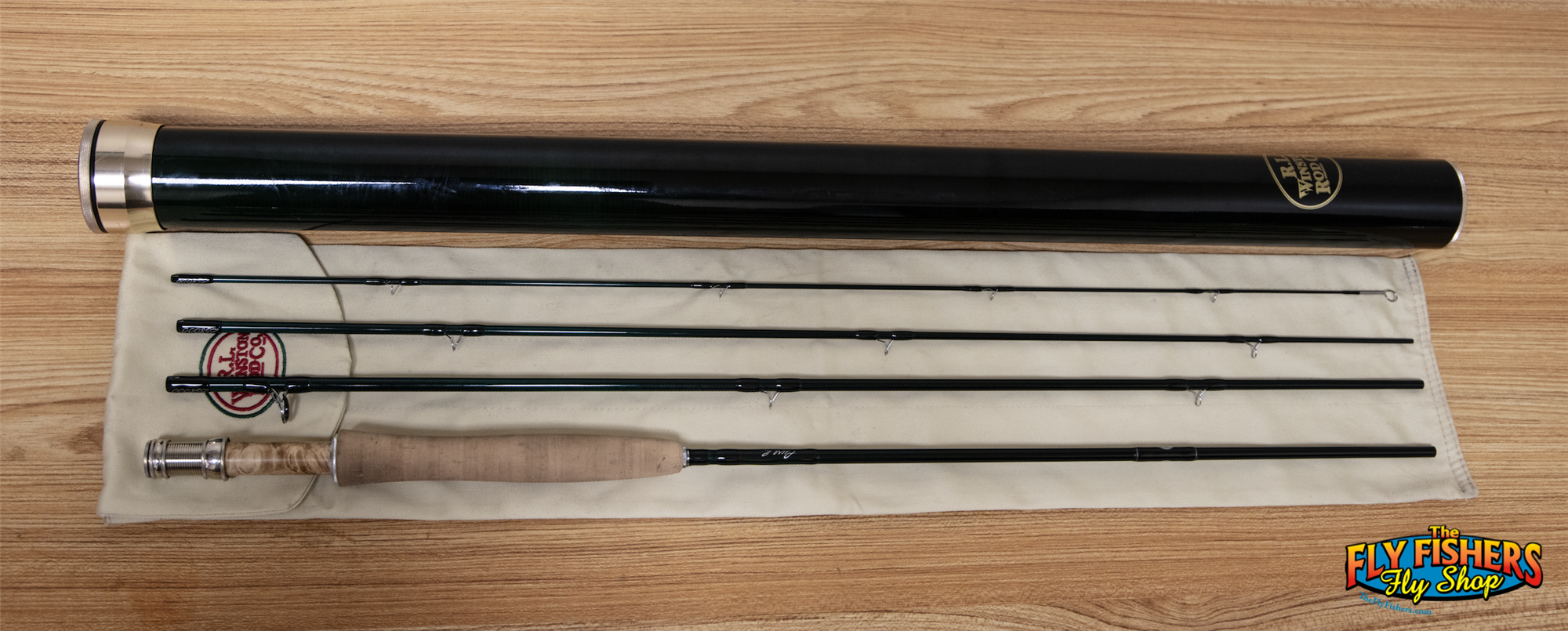 Full view of Used Winston Pure 2 4wt 8'3" 4 Piece Fly Rod