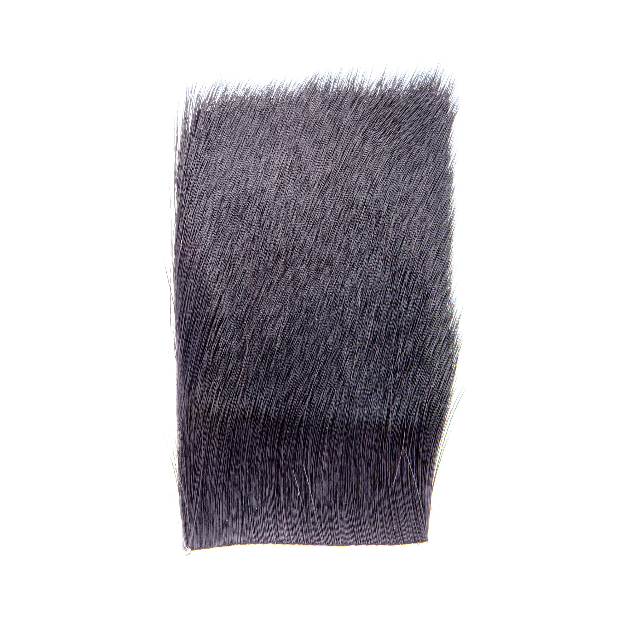 Black Varner Big Bug Late Season Grade 1 deer hair patch for tying bass poppers and streamers