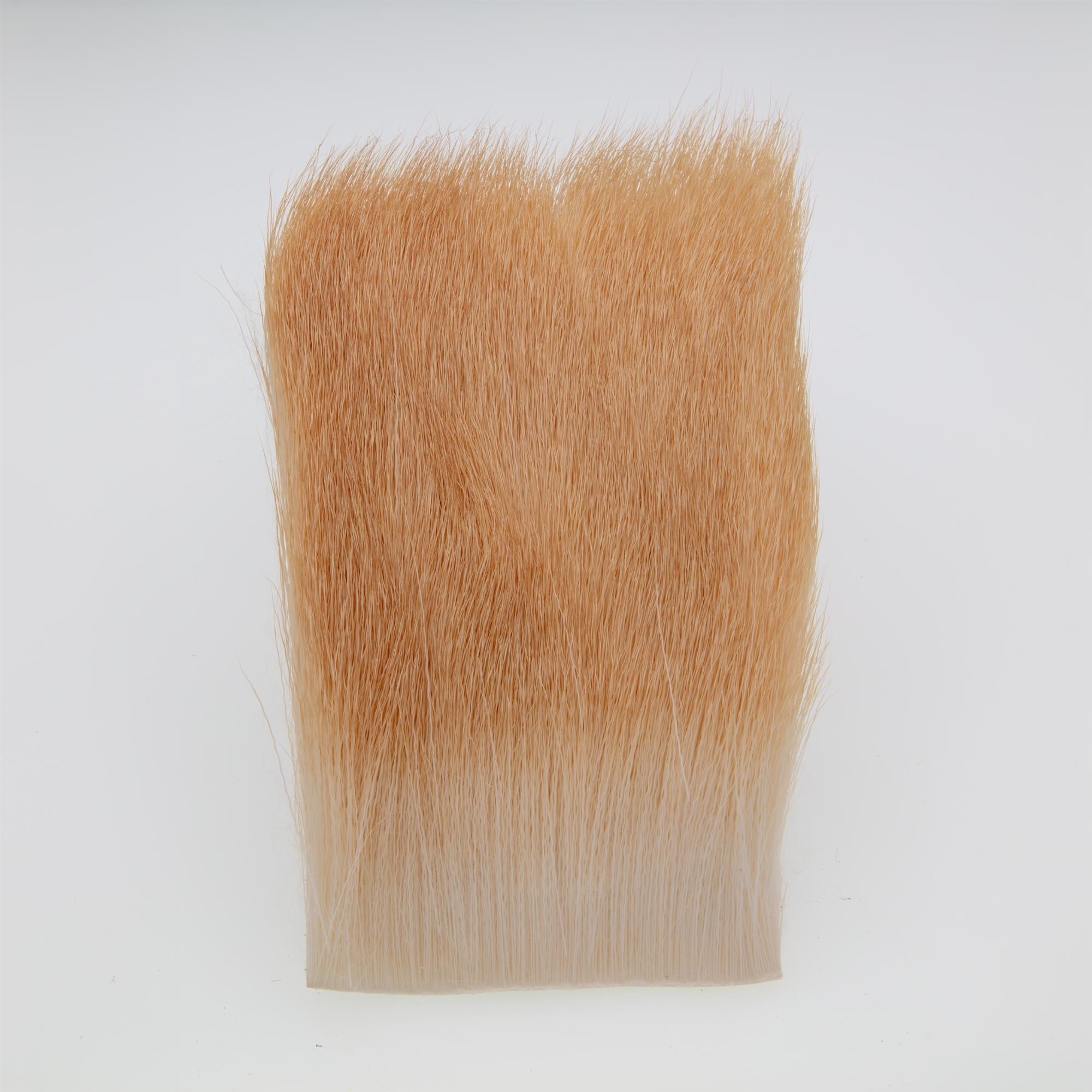 Bleached Varner Big Bug Late Season Grade 1 deer hair patch for custom fly tying colors