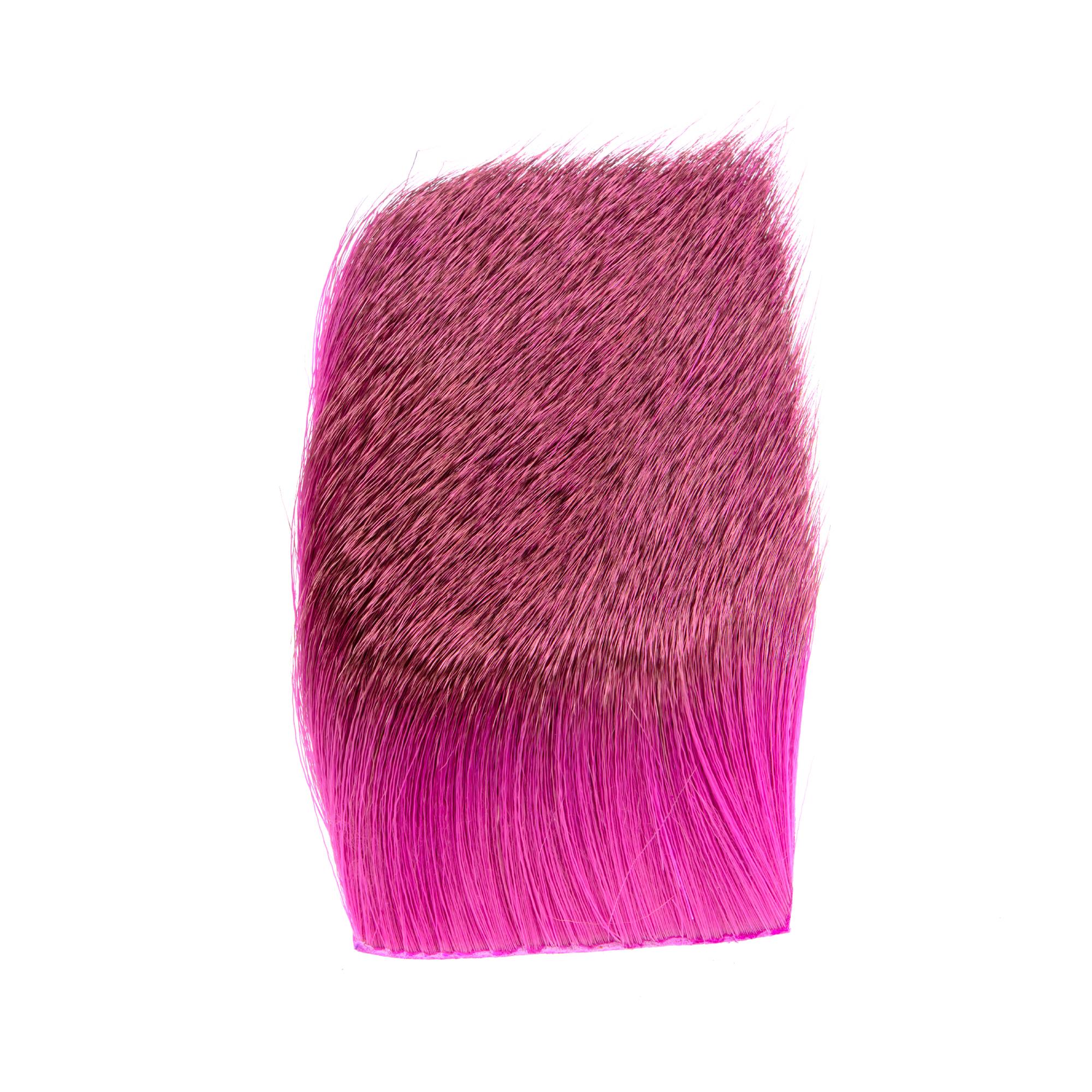 Varner Big Bug fuchsia deer hair with long hollow fibers for stacked fly heads