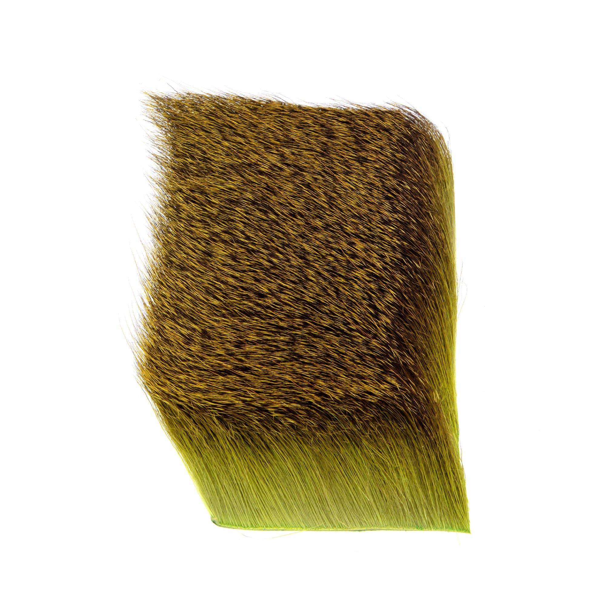 Premium yellow chartreuse deer hair tying material for musky flies and topwater attractors
