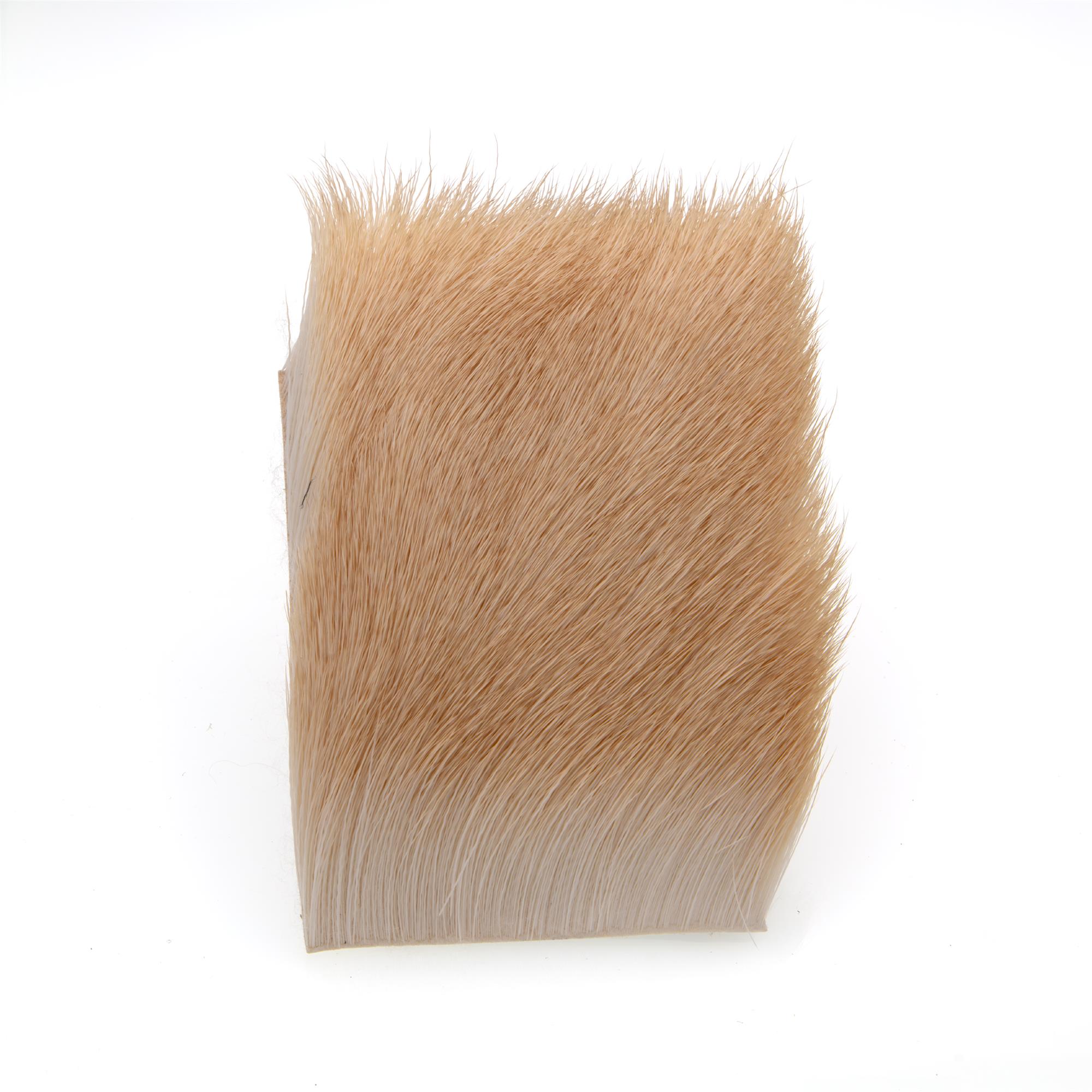 Bleached Varner Big Bug Late Season Grade 1 deer hair patch for stacking buoyant bass popper heads