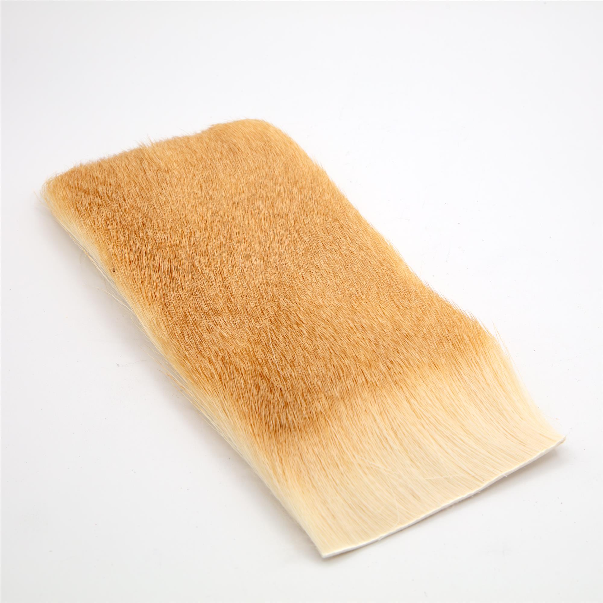 Varner ginger bleached deer hair fly tying material for spinning high-floating topwater flies