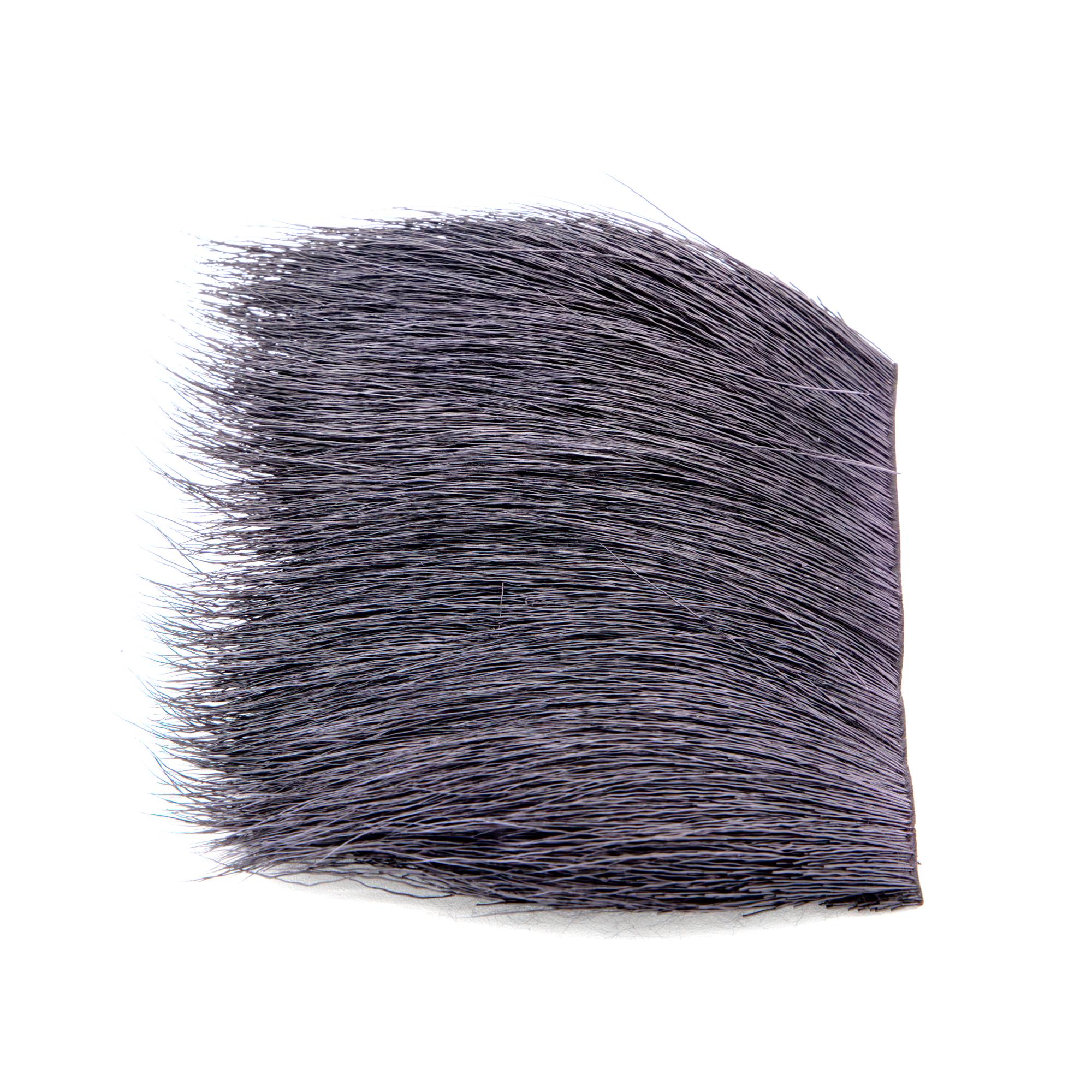Varner black deer belly hair for tying bass bugs, divers, mice, and muddler heads