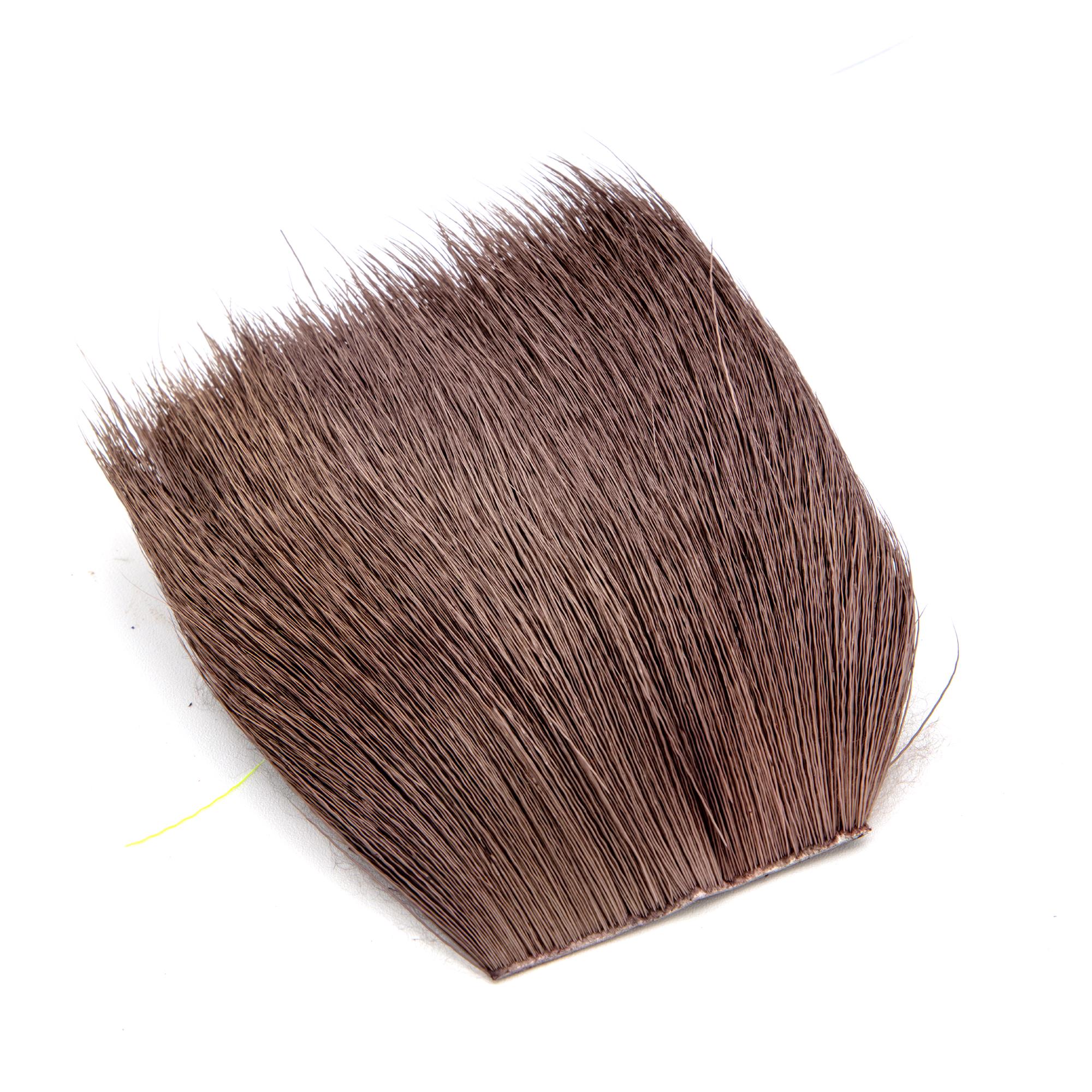 Varner Deer Belly Hair brown fly tying material for natural bass bugs and mice