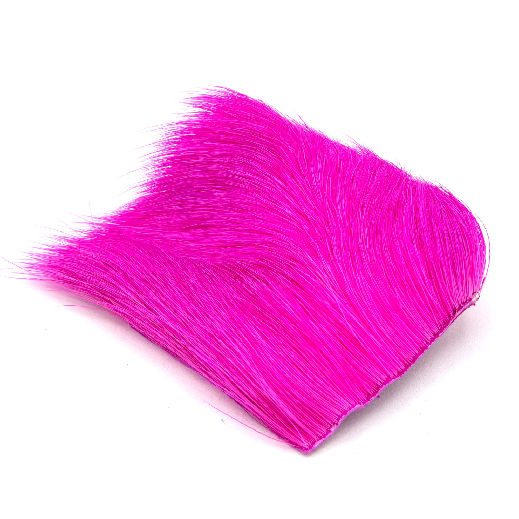 Premium blue deer belly hair fly tying material for spinning high-floating patterns