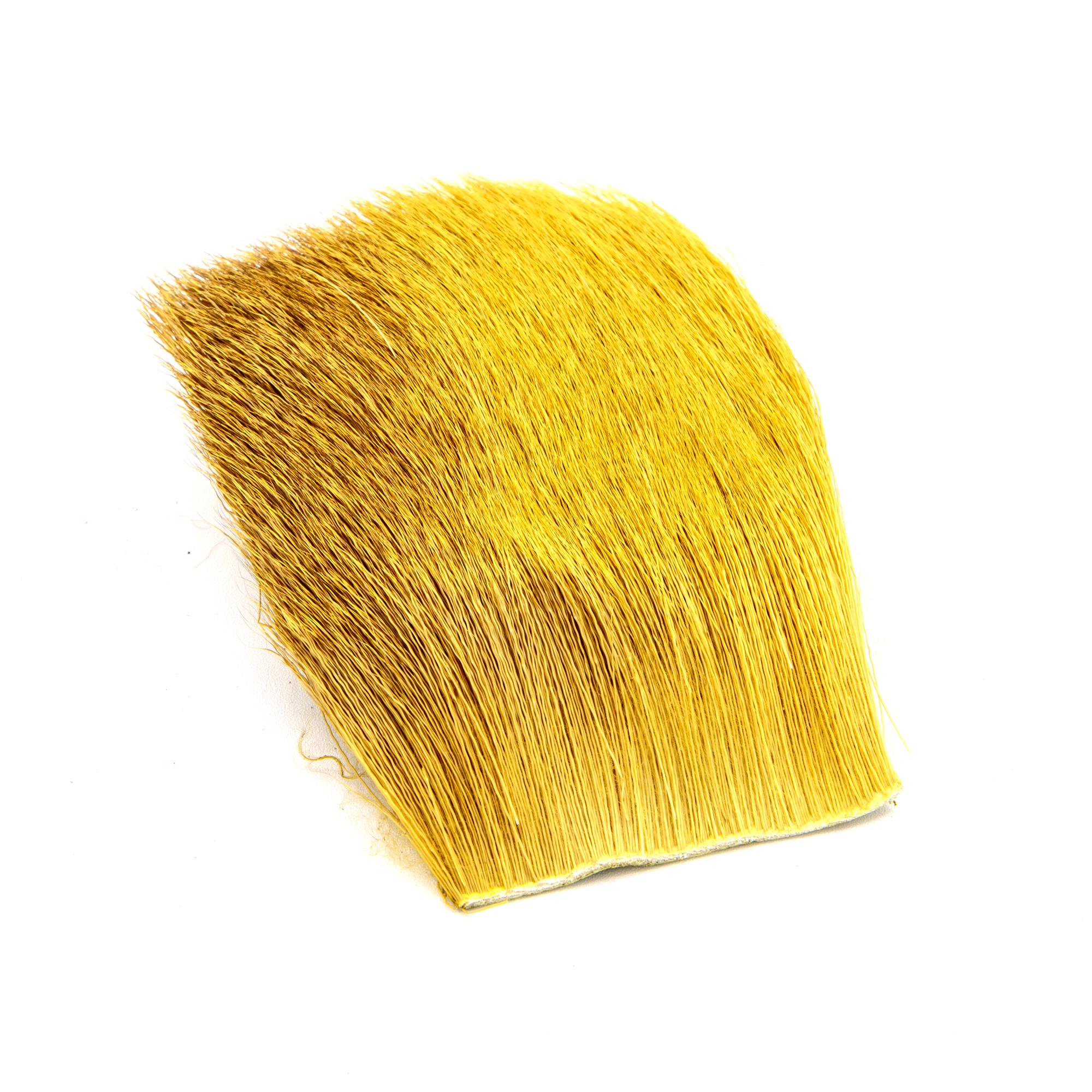 Sculpin olive Varner deer belly hair patch for spinning natural topwater patterns
