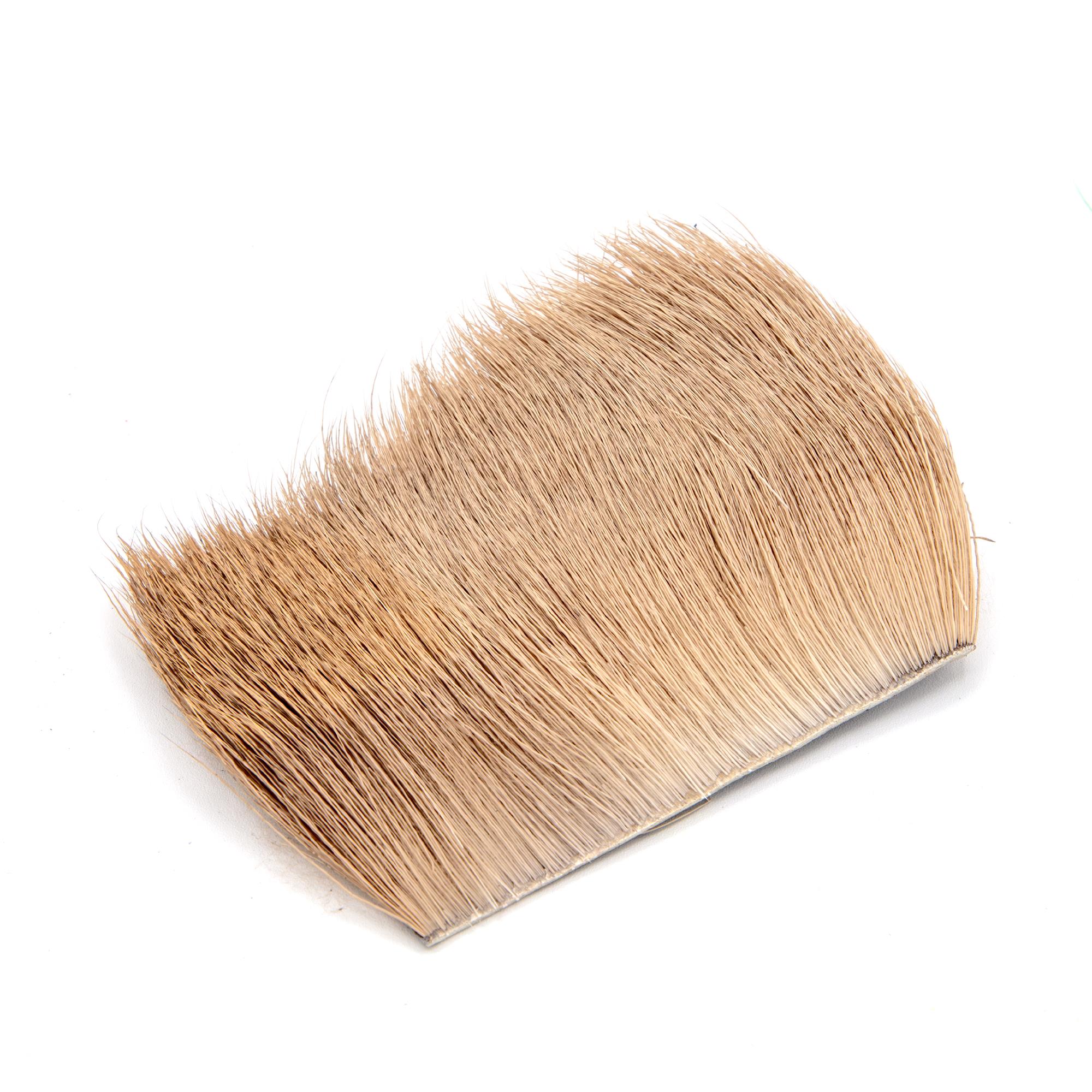 Tan Varner deer belly hair patch for spinning, stacking, and trimming topwater flies