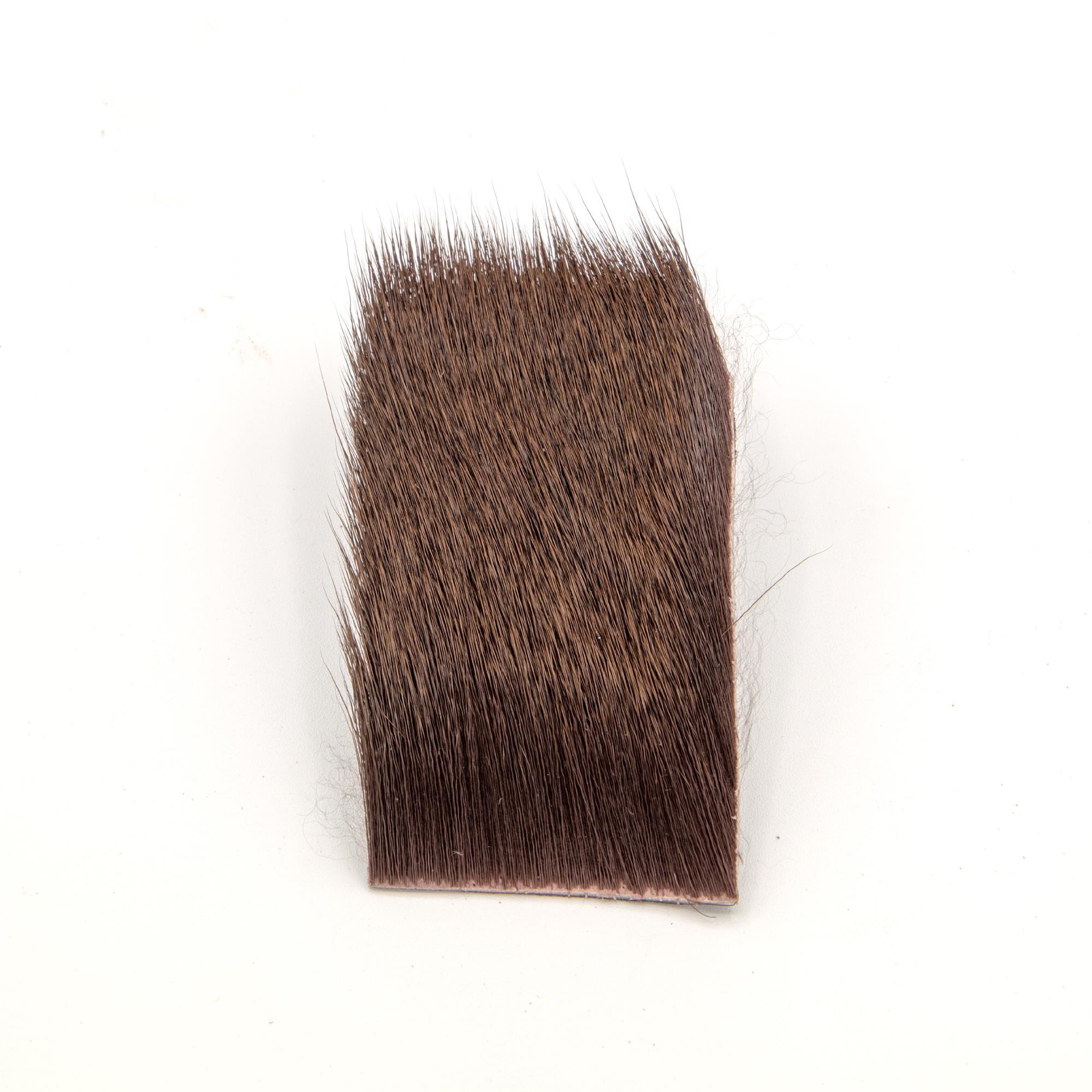 Brown Varner Short Fine Deer Hair patch for realistic dry fly wings and small terrestrials