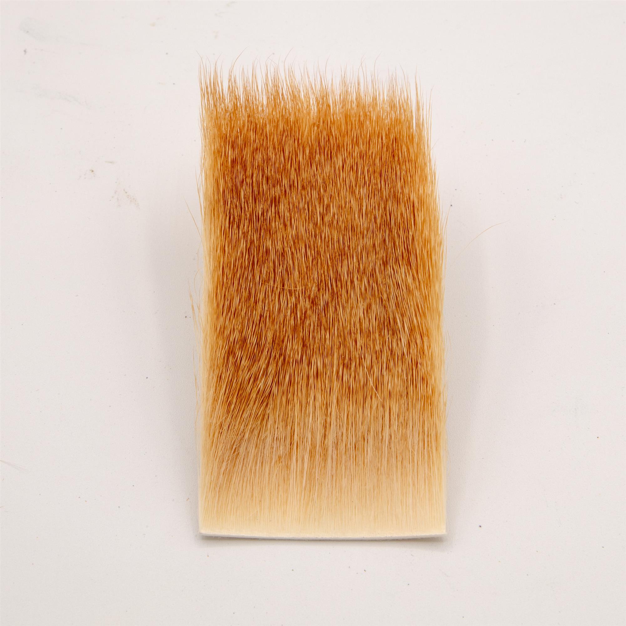 Ginger bleached Varner Short Fine Deer Hair for fine dry fly wings and delicate trout patterns