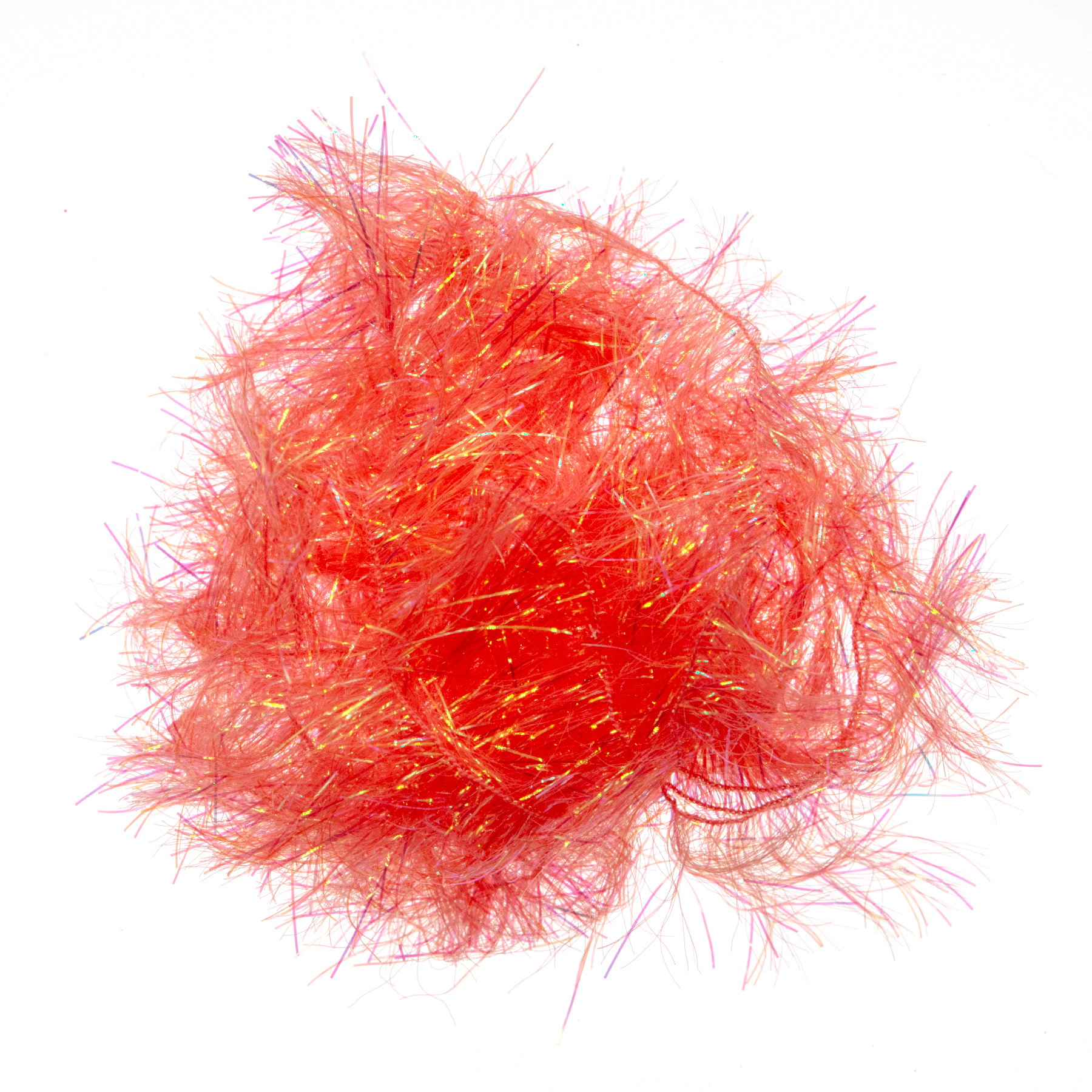 Wapsi Palmer Chenille Fluorescent Fire Orange for bright collars, steelhead flies, and warmwater streamers