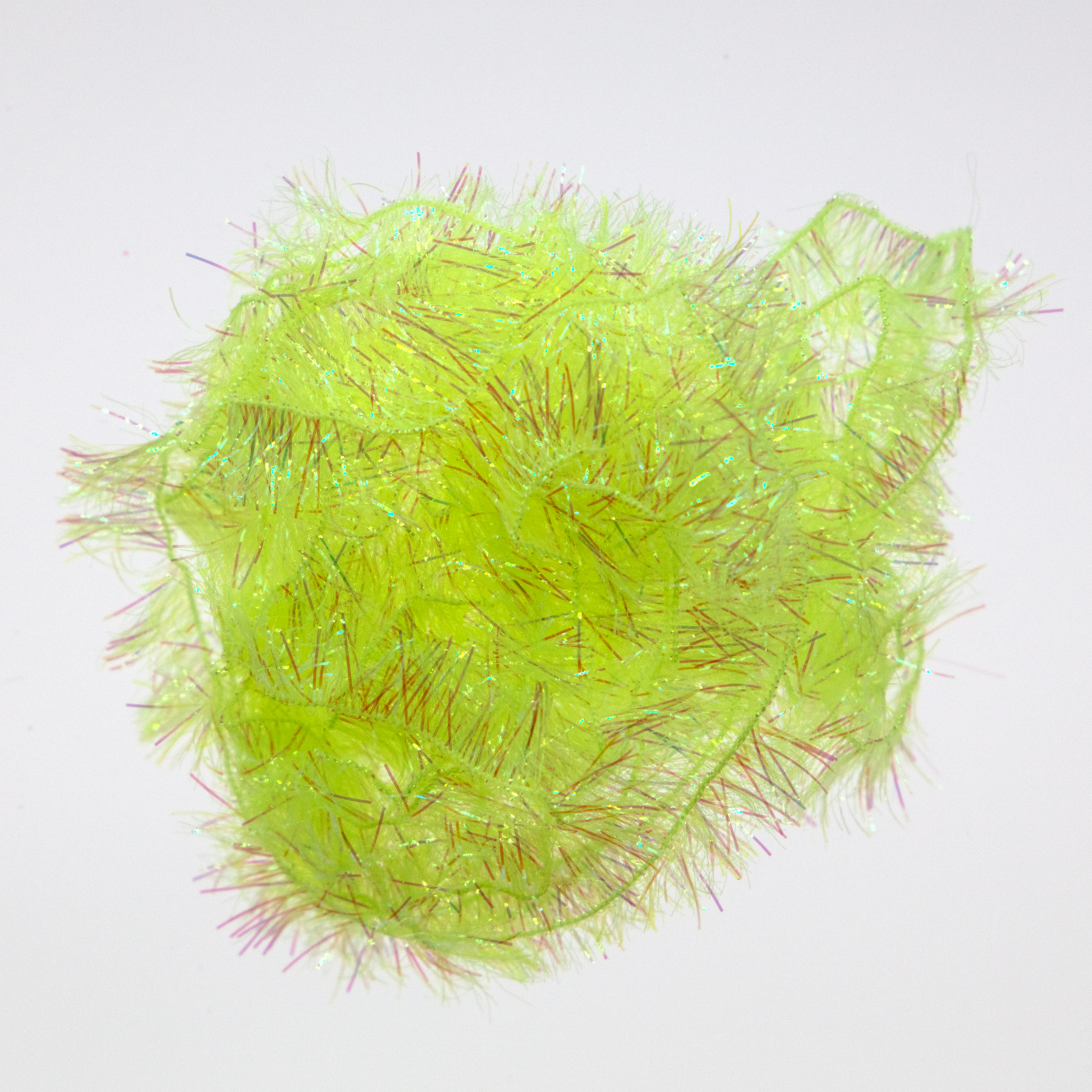 Wapsi Palmer Chenille Fluorescent Yellow for streamer bodies, synthetic hackle, and eye-catching attractor flies