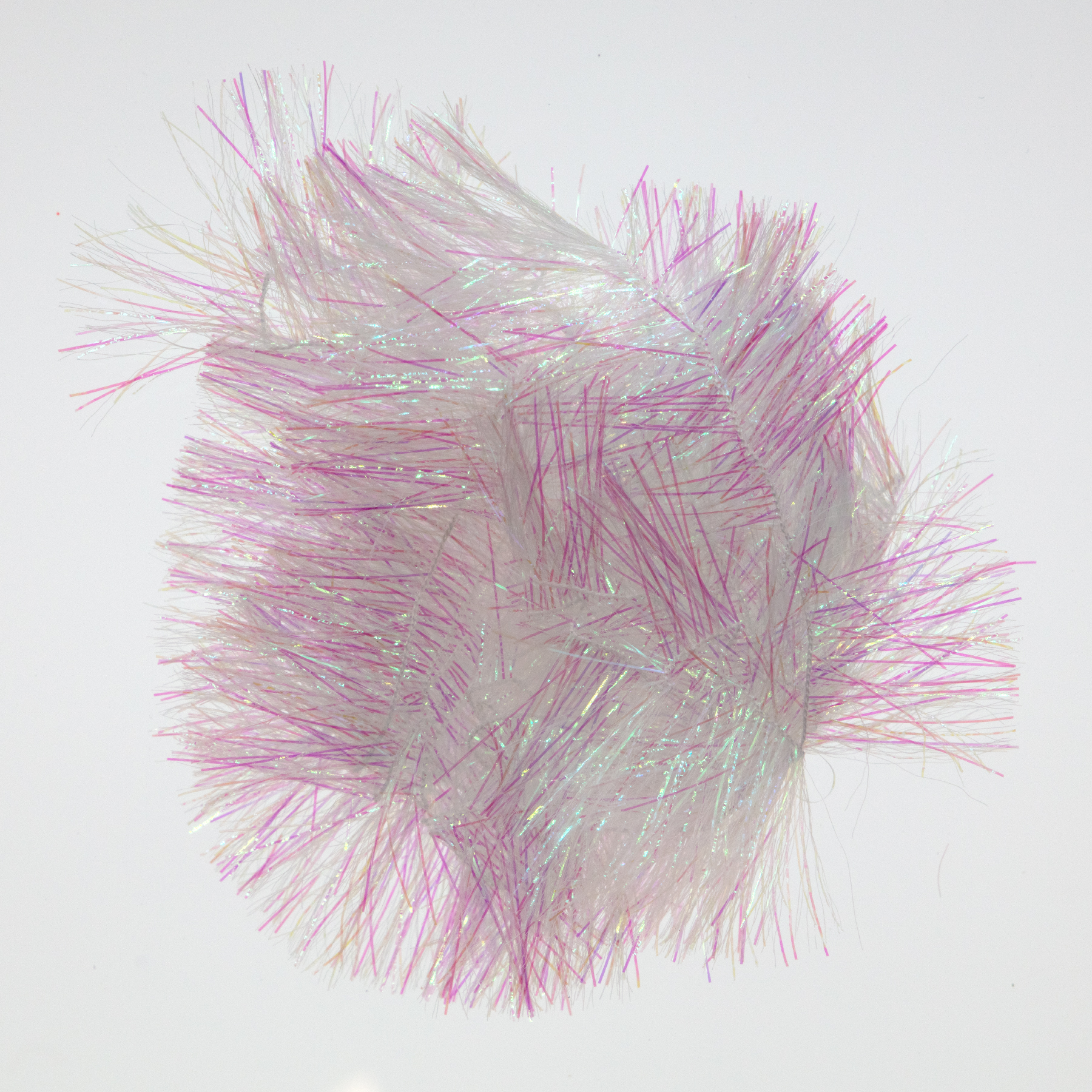 Wapsi Palmer Chenille Pearl pearlescent fly tying material for saltwater flies, streamer collars, and synthetic hackle