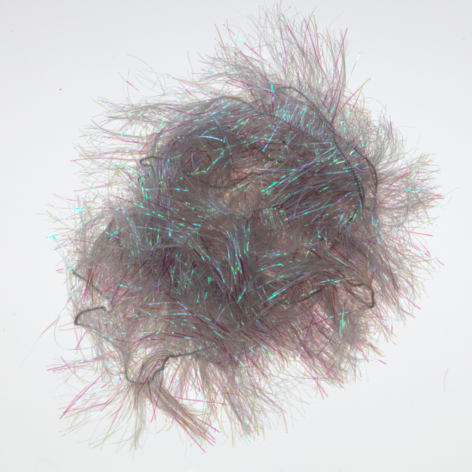 Wapsi Palmer Chenille Pearl Grey fly tying chenille for muted streamer bodies, wet flies, and synthetic hackle