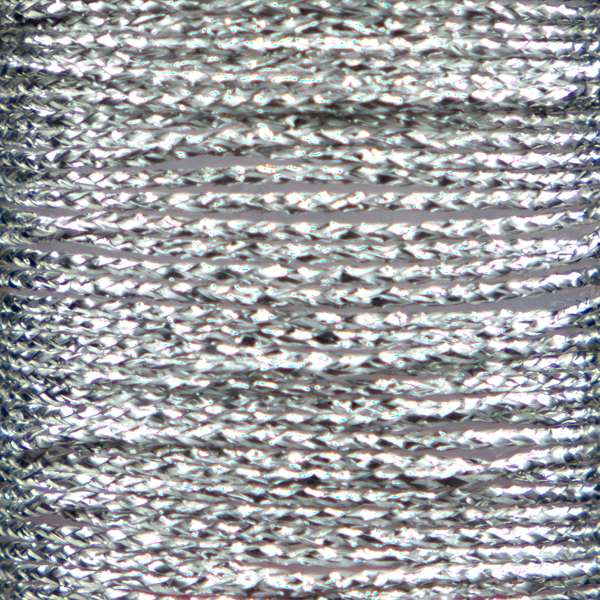 Bright and durable UTC Mini Sparkle Braid for tying flies