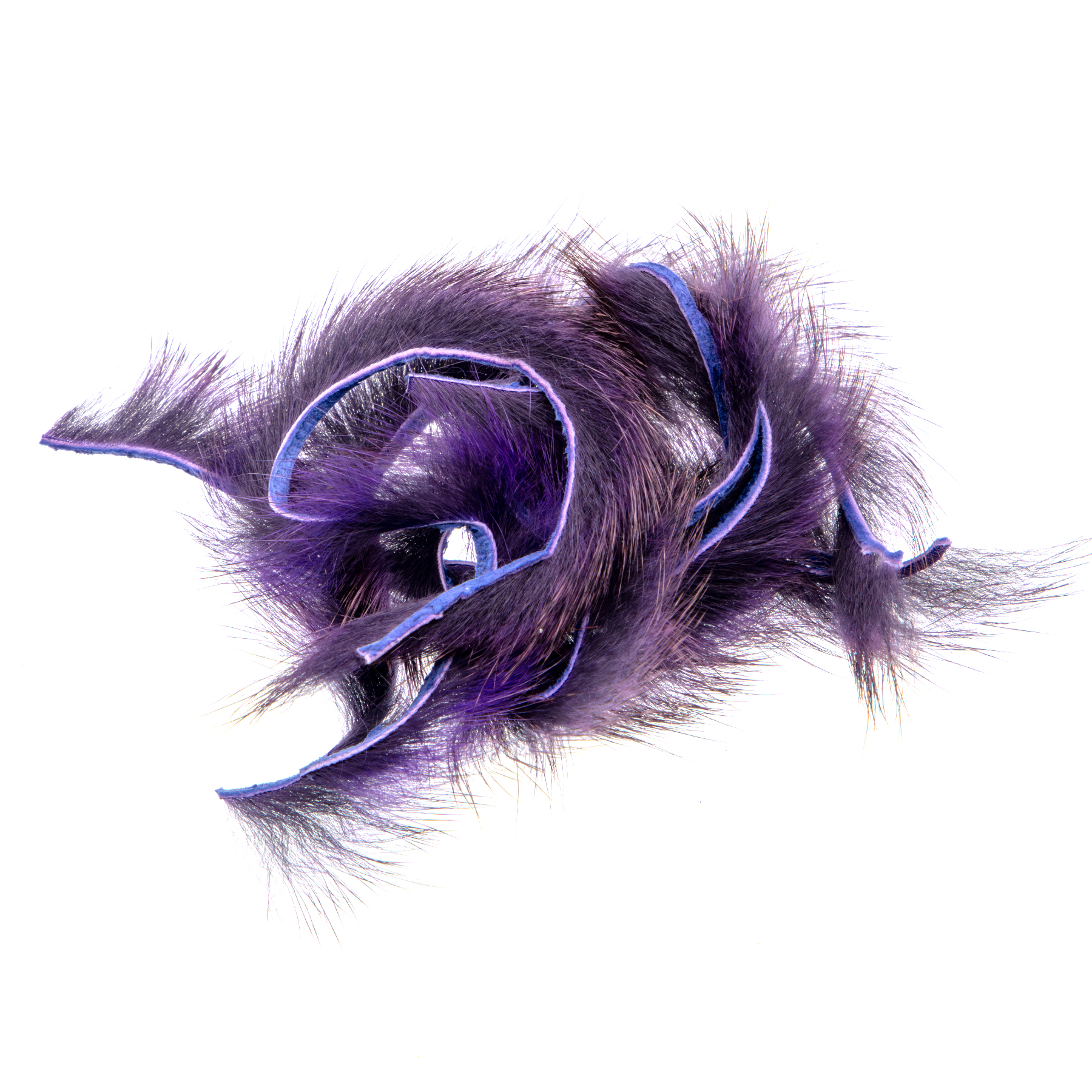 Wapsi Micro Pine Squirrel Zonkers Purple for attractor streamers, leech patterns, and steelhead flies