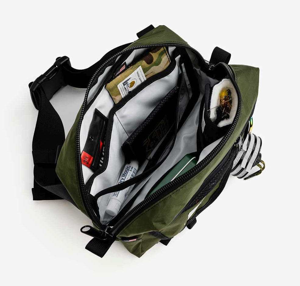 Yakoda pack compatible with MOLLE systems for additional storage attachments.