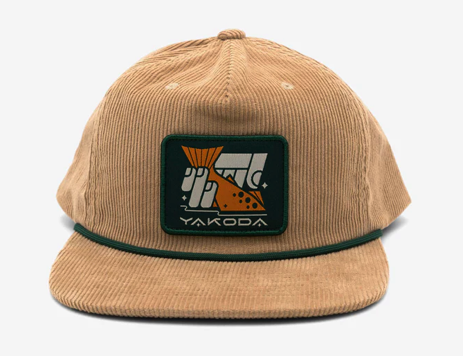 Front view of Yakoda Catch & Release Corduroy Hat