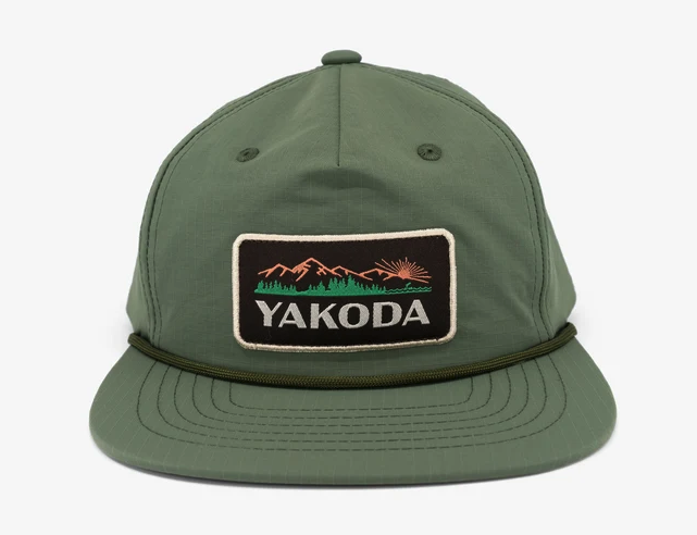 Front view of Yakoda Great Outdoors Hat Spruce