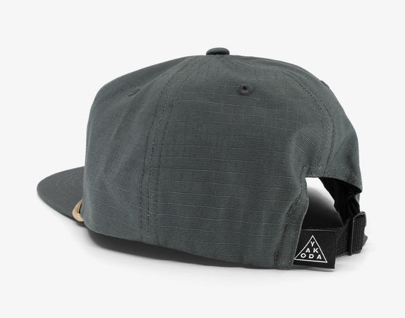 Back of Yakoda Trout Logo Hat Steel