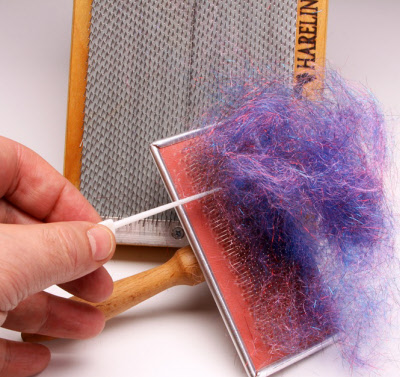 Custom Dubbing Kit Pulling from Brush